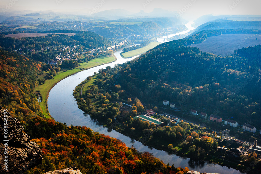 Fototapeta premium Elbe River Germany