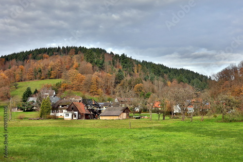 Münstertal im Schwarzwald im Herbst photo