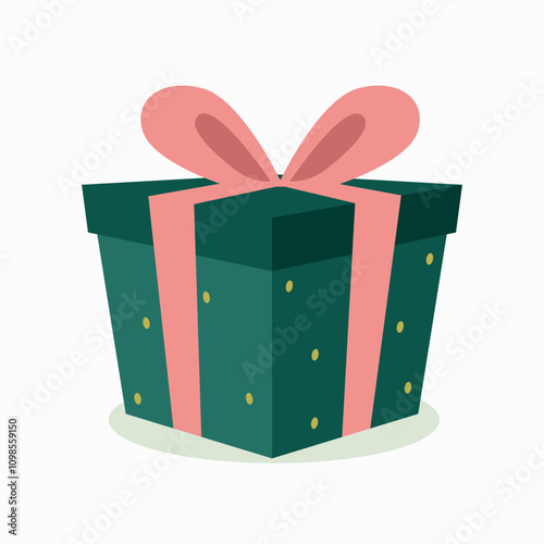 Gift box icon. Gifts and presents for holiday celebration and special sales offer. birthday celebration, special give away pack Isolated birthday or anniversary box with wrapping paper and ribbon bow