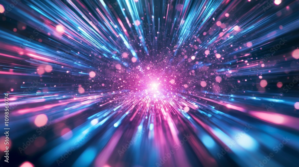 Fototapeta premium Abstract Futuristic Technology Background