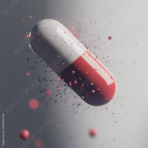 Antibiotics are prescription medicines, often in capsule form.  Their development and production by pharmaceutical companies are strictly controlled for quality. photo