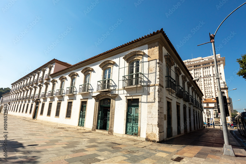 Fototapeta premium The Paco Imperial (Imperial Palace) or Royal Palace is a historic building in the city center of Rio de Janeiro, Brazil.