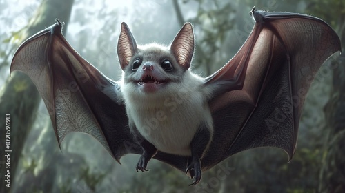 image of mystical bat in the background, mystical bat wallpaper.  photo