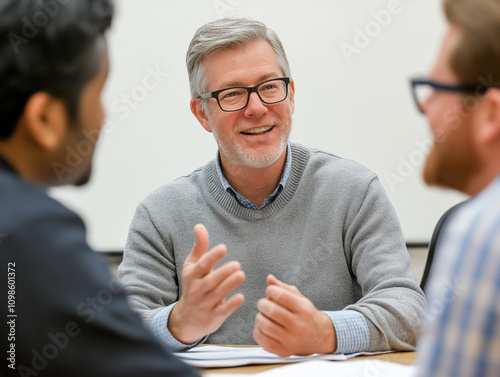 Wohlfühlatmosphäre in einem kreativen Geschäftstreffen

 photo