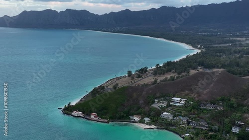 Na Mokulua Islands Aerial Views of Lanikai's Iconic Gems photo