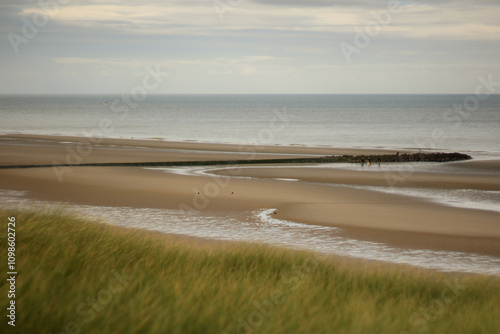 North Sea, Bredene Beach, Belgium photo