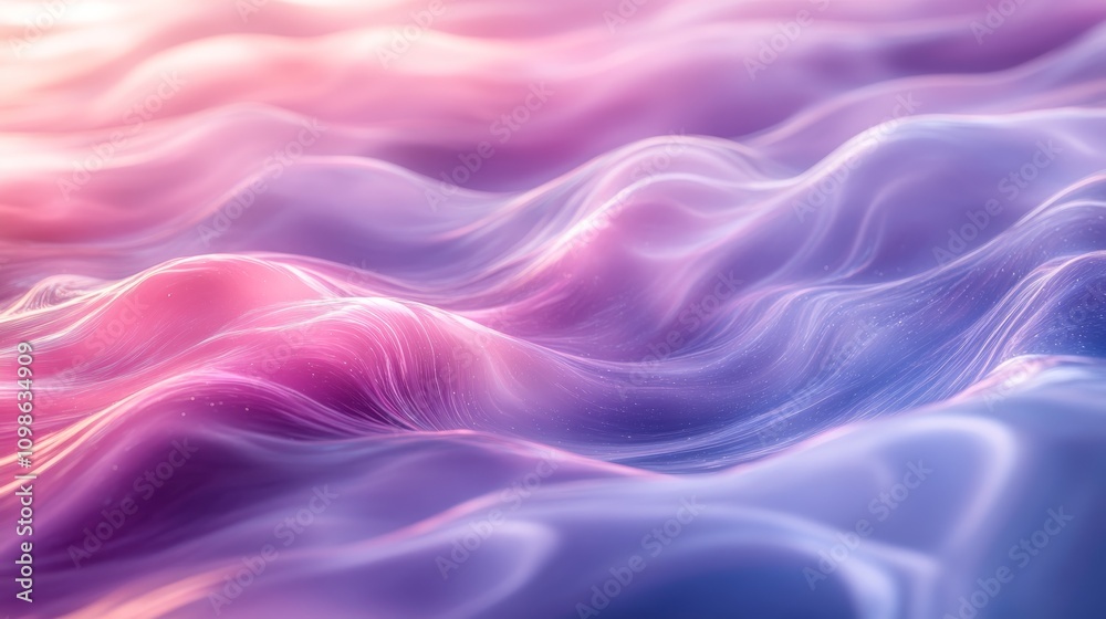 Obraz premium Abstract pastel wave background with soft light.