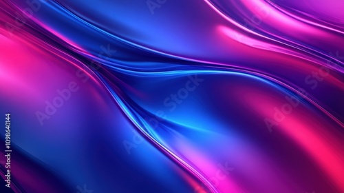 Wallpaper Mural A blue and pink wave pattern Torontodigital.ca