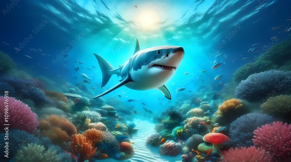 Fototapeta premium fish in aquarium