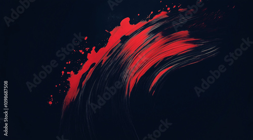 Minimalist Dark red and Black background