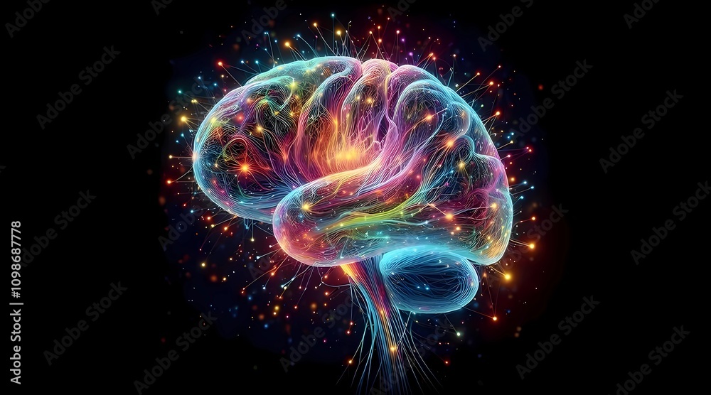 Obraz premium background with glowing lines