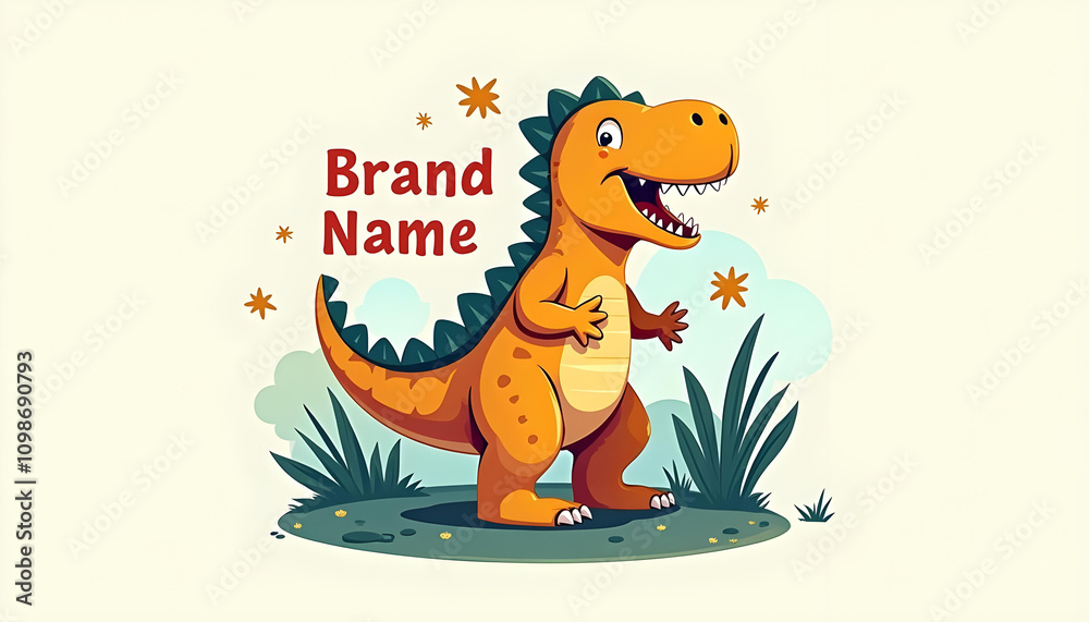 Obraz premium Cartoon mascot logo design