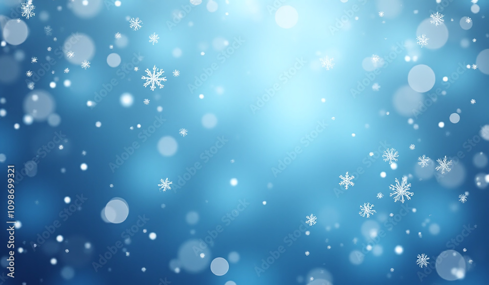 Obraz premium snowflakes blue winter background available personal creative projects