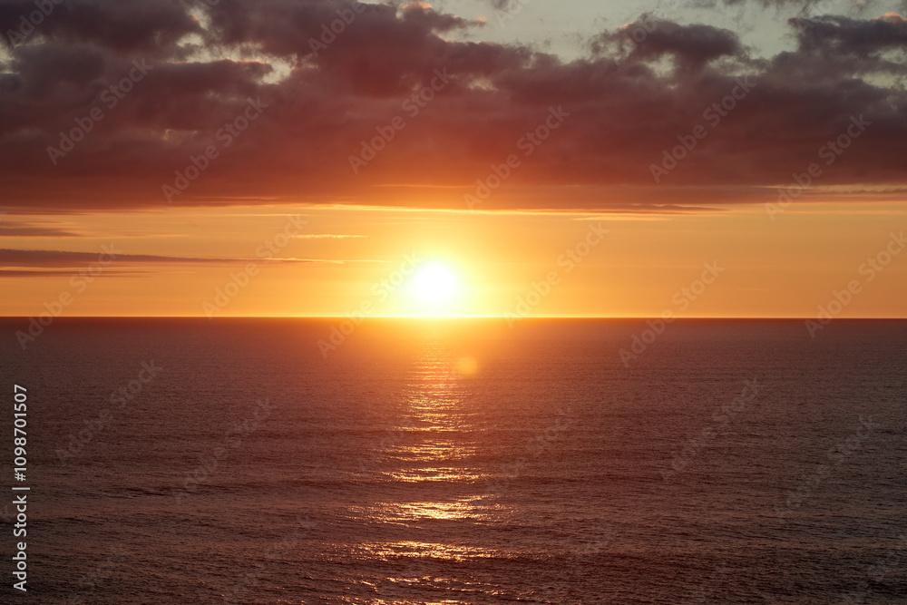 Fototapeta premium September Sunset in Cornwall
