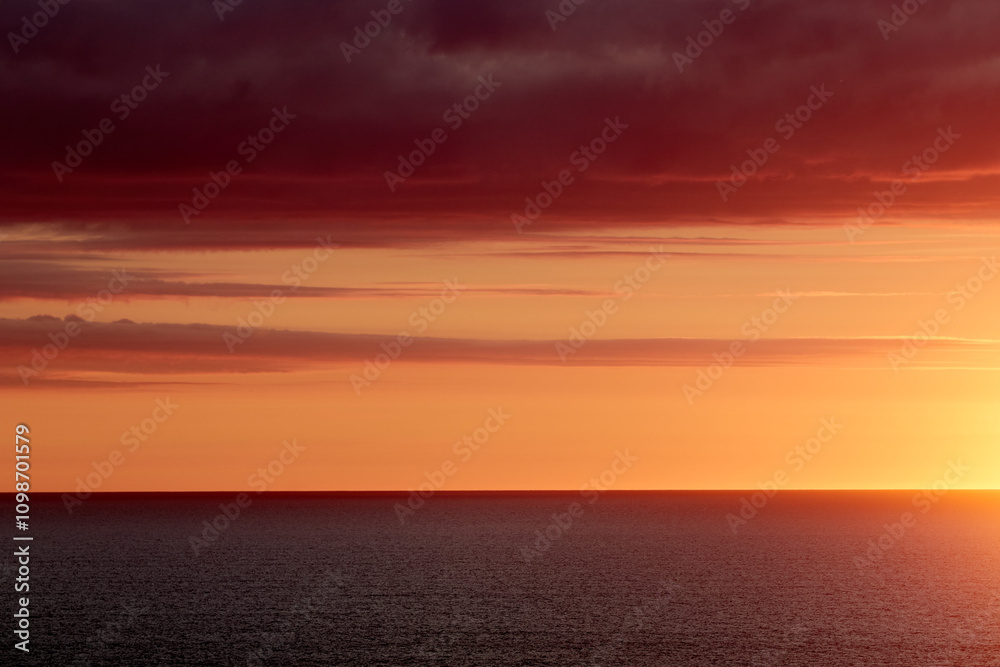 Obraz premium September Sunset in Cornwall