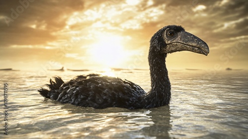 image of mystical Dodo bird in the background, mystical Dodo bird wallpaper. photo