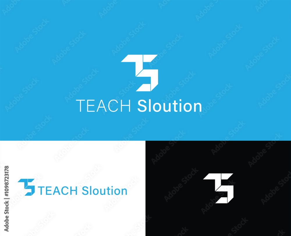 Fototapeta premium Tech Solution logo