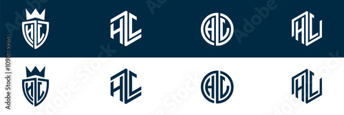 Free Download Typography letter HJ JH logo design - GFXLoad