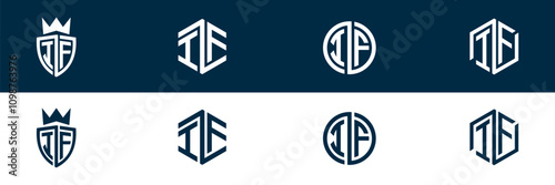 Free Download Typography IF FI letter logo design - GFXLoad