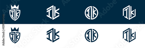 Free Download Typography IK KI letter logo design - GFXLoad