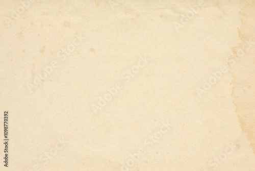 This grunge cardboard paper is dated 1681 from France, with rough half vienna and vintage milk punch colours. Features a grimy old paper material and the image contains nobody. Textured.