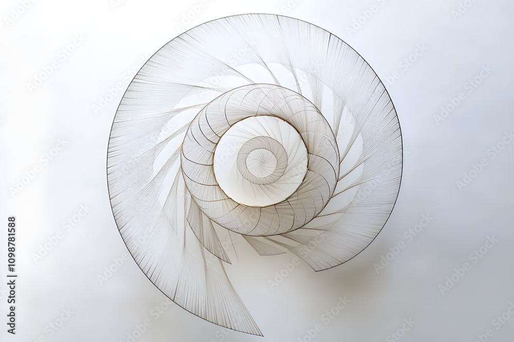 Obraz premium nautilus shell isolated on white