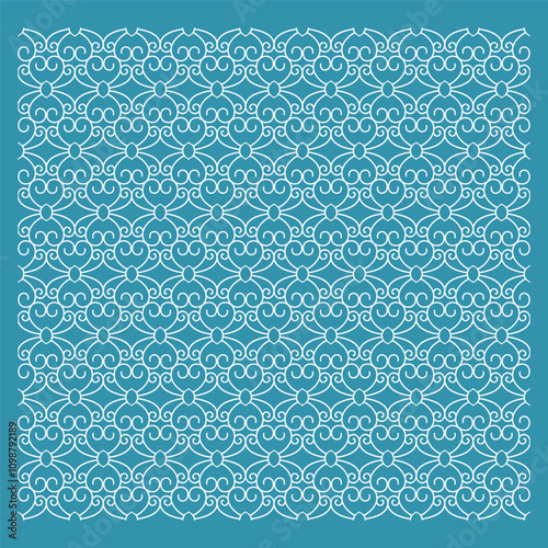 Damask seamless pattern. floral decoration ornament, Vintage style
