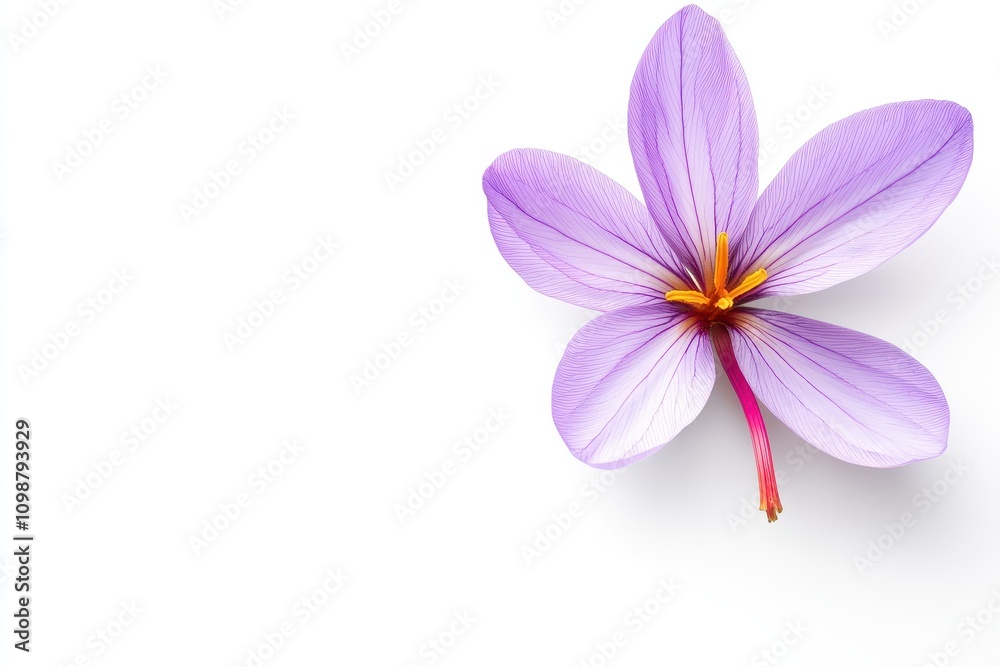 Obraz premium Isolated saffron on white background