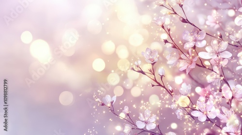 Wallpaper Mural Soft Illuminated Background with Glittering Lights Torontodigital.ca