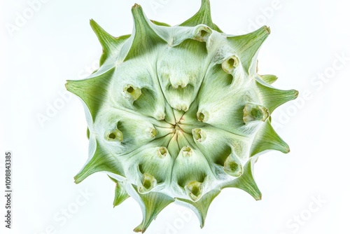 The globe artichoke a type of thistle Cynara cardunculus is prepared and consumed or used in recipes set against a white background photo