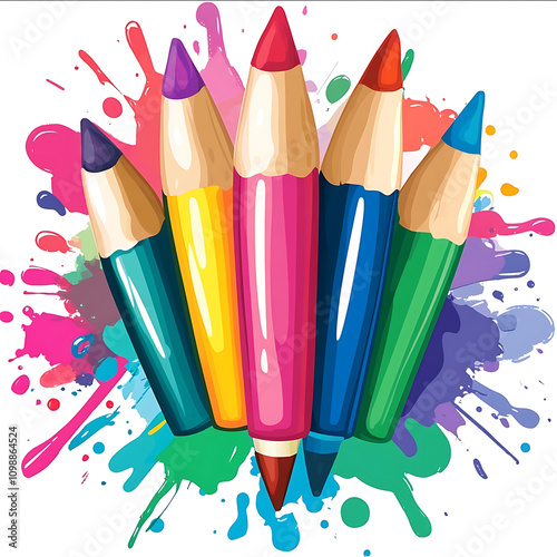 logo for reels arts and crafts kids fun and colorful photo