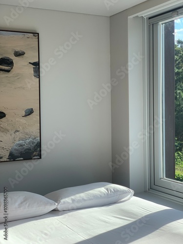 햇살따사로운 침대