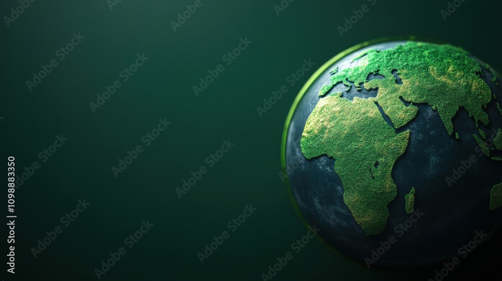 Fototapeta premium Eco-Friendly Design for Clean Earth Awareness