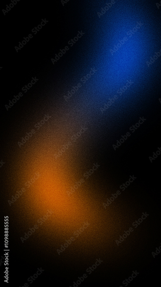 Obraz premium Abstract Blue and Orange Gradient Texture Background