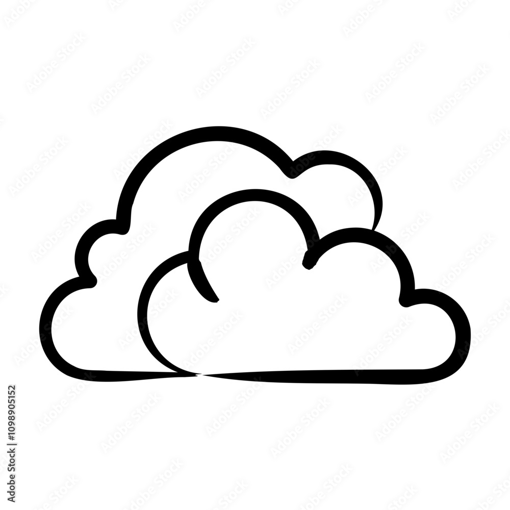 Fototapeta premium Cumulus Icon
