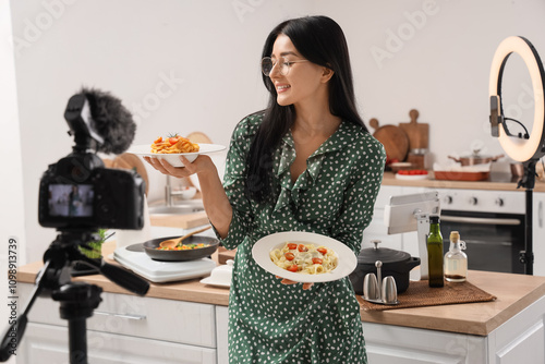 Young woman with tasty past...