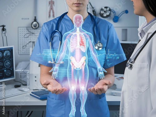 Human body concept stock image.