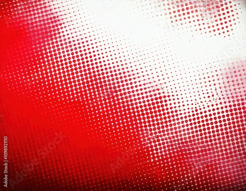 faded red halftone overlay gritty sand texture over white background