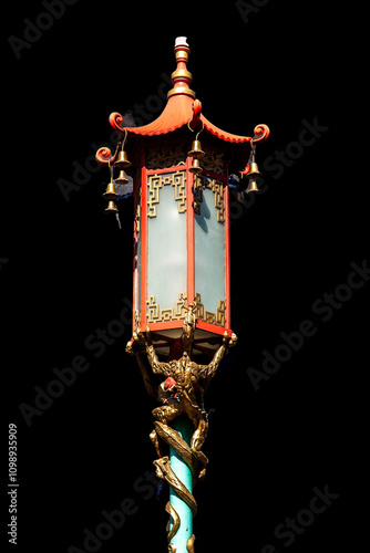 Photography Vintage San Francisco Chinatown street lantern