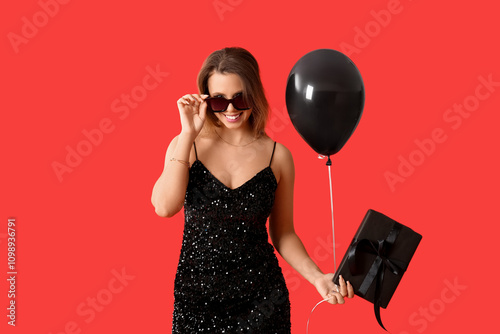 Beautiful young woman with ...