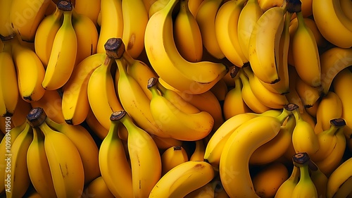 Fresh ripe Bananas as background