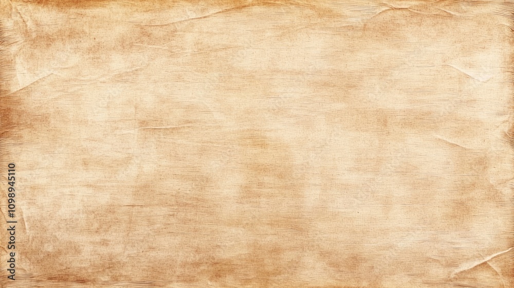 Obraz premium Vintage Sepia Aged Paper Background with Intricate Fibers and Imperfections | Ideal for Design Projects and Textures | Ultra-Detailed Image