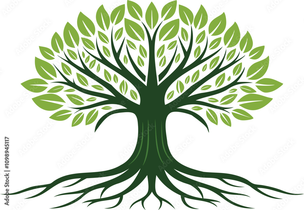 Fototapeta premium tree with roots