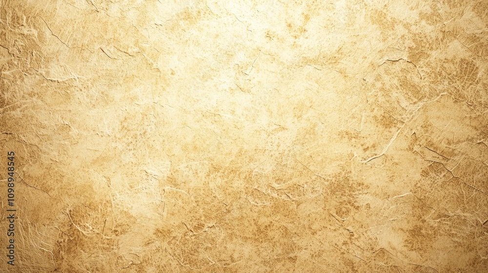 Fototapeta premium Warm Gold Vintage Paper Texture with Nostalgic Ambiance for Scrapbooking and Artistic Backgrounds