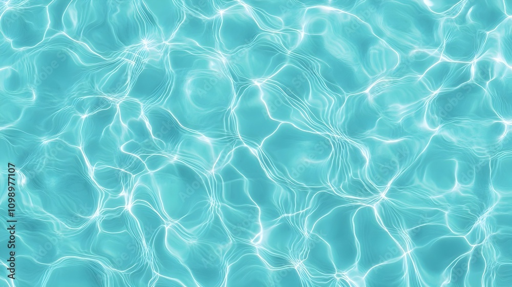 Obraz premium Teal Water Surface Texture