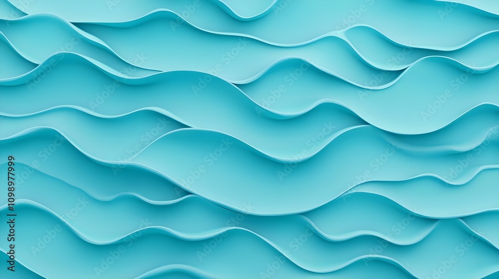 Fototapeta premium Abstract Blue Wave Background