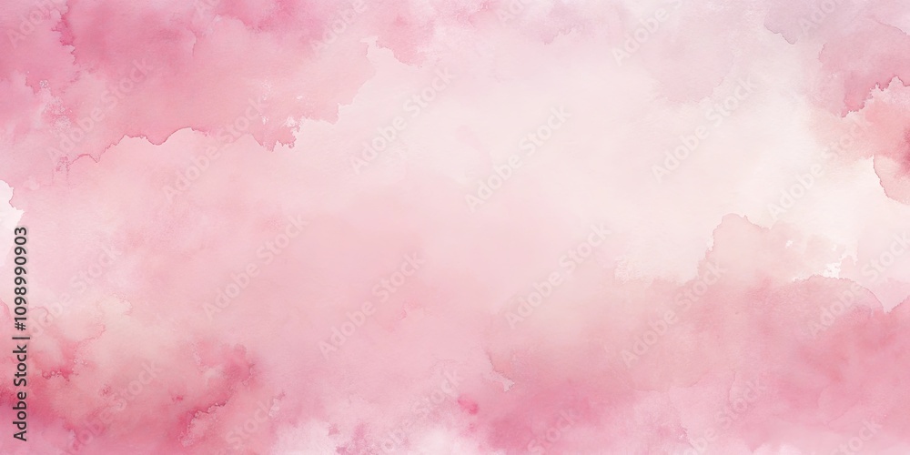 Fototapeta premium Abstract Pink Watercolor Wash Background Texture for Design Projects