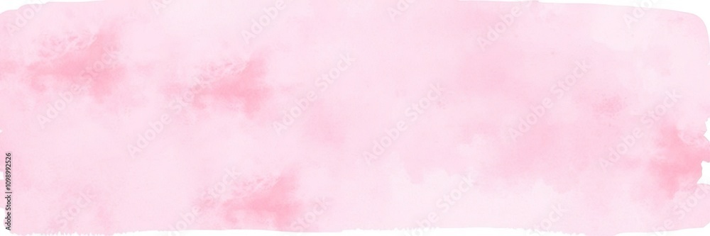 Fototapeta premium Watercolor pink rectangular shape background with soft brushstrokes and subtle texture, hand-painted look, subtle texture, watercolor pink