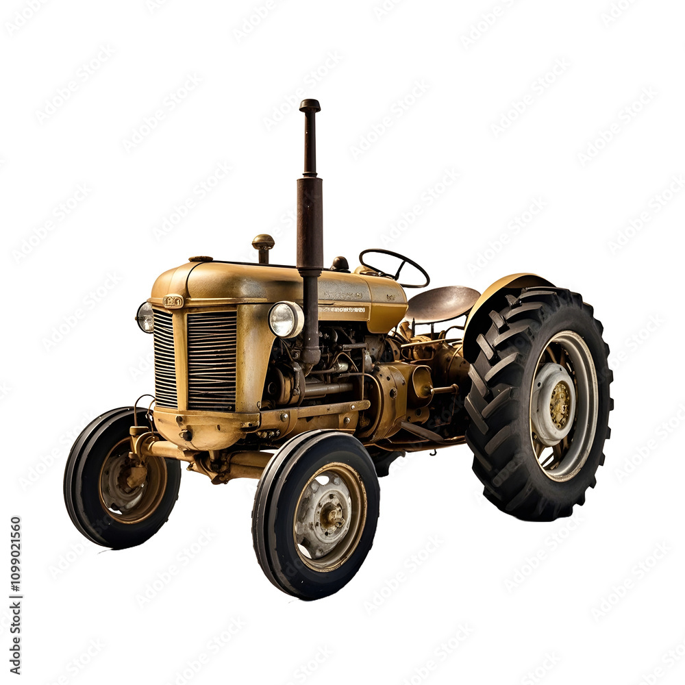 Obraz premium old rusty tractor