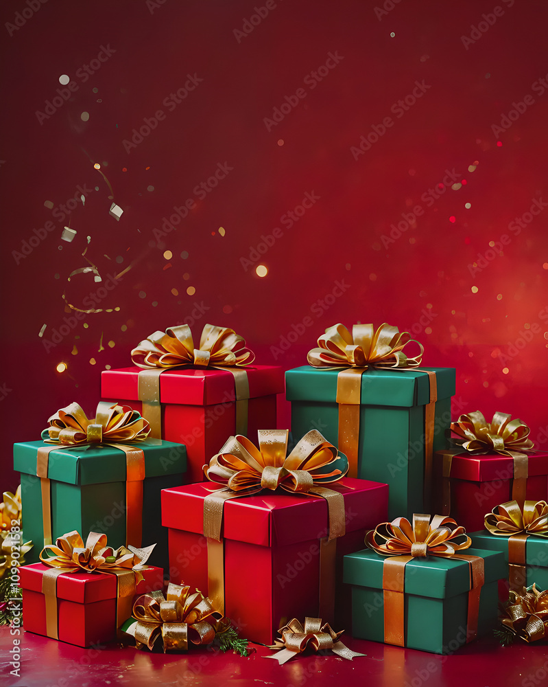 Obraz premium christmas gift box